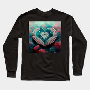 Water Hearts Of Love 8 Long Sleeve T-Shirt